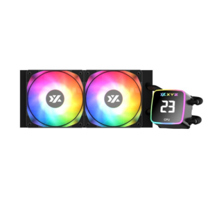 Water Cooler XYZ AQUAPULSE AIO 240 Visor Digital Negro