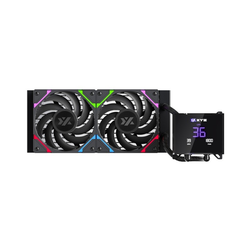 XYZ HydroTemp 240 Black Refrigeración Líquida LCD
