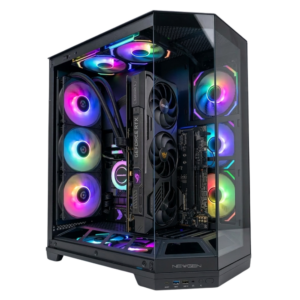 Gabinete Gamer NEWGEN BASALT BTF E-ATX Black 5 Fans ARGB