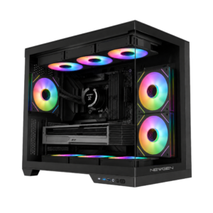 Gabinete NEWGEN Cobalt XL BTF Glass Black V3 6 Fans ARGB