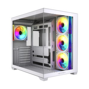 Gabinete NEWGEN Orion White ATX BTF 4 Fans ARGB