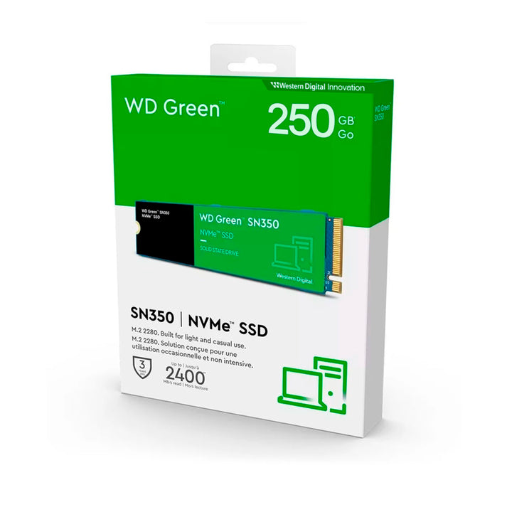 Disco Sólido SSD Western Digital Green SN350 250GB NVMe M.2 PCIe 3.0 - Imagen 5